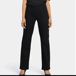 NYDJ Pull-On Straight Jeans, Black, Size 14 NWT